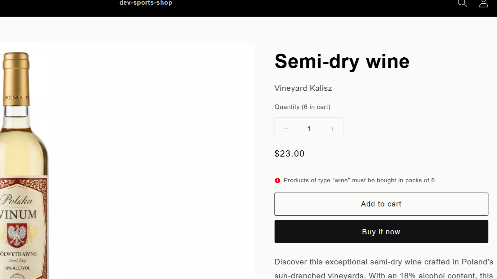 Configured cart rules in action