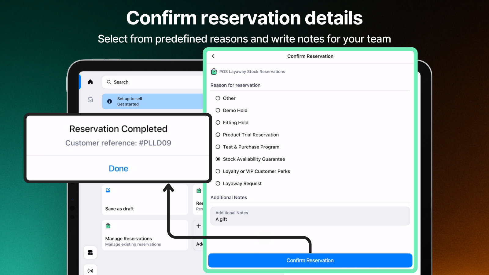 Reservation period set for high-ticket item
