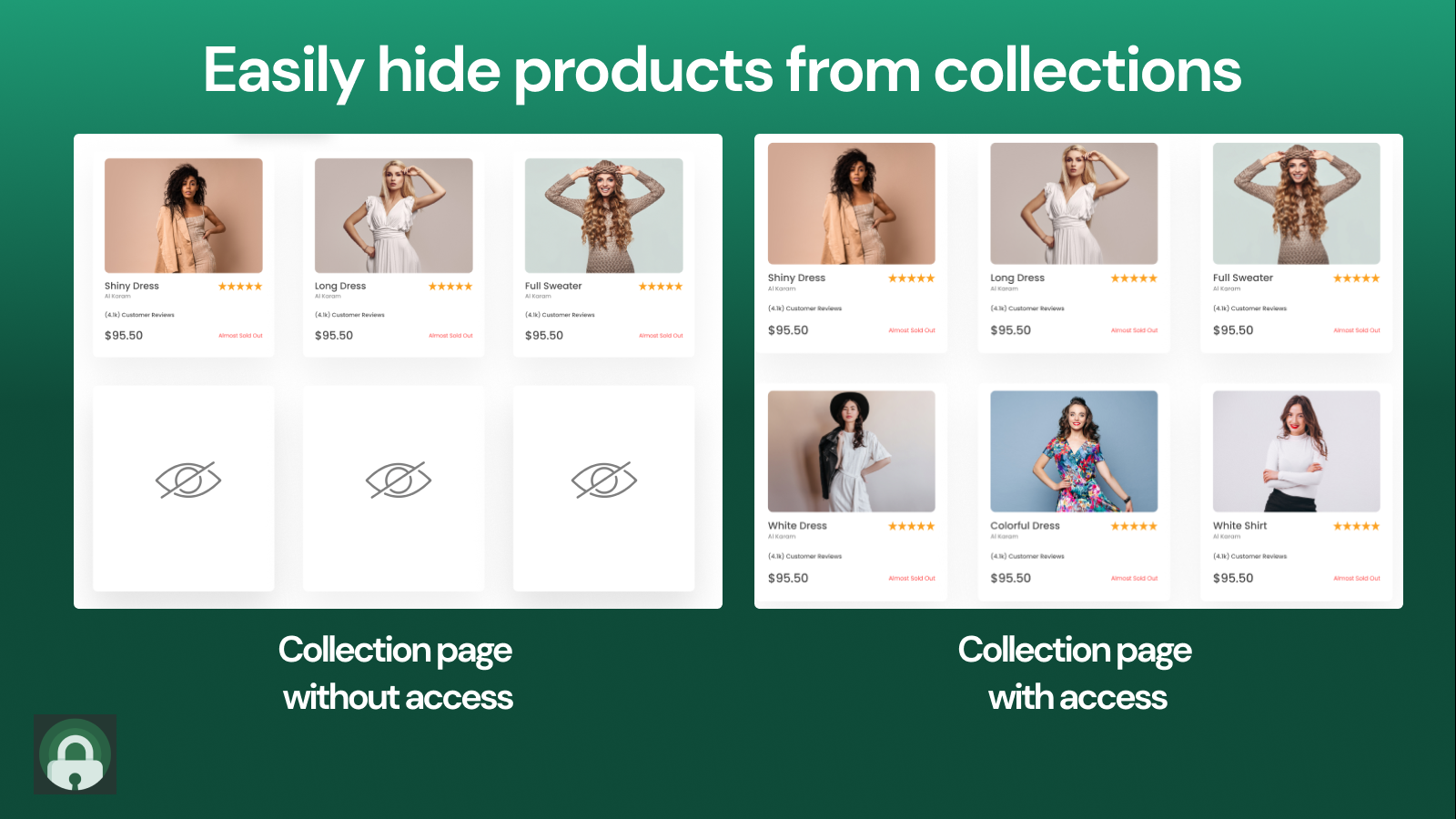 Created lock for your collection page