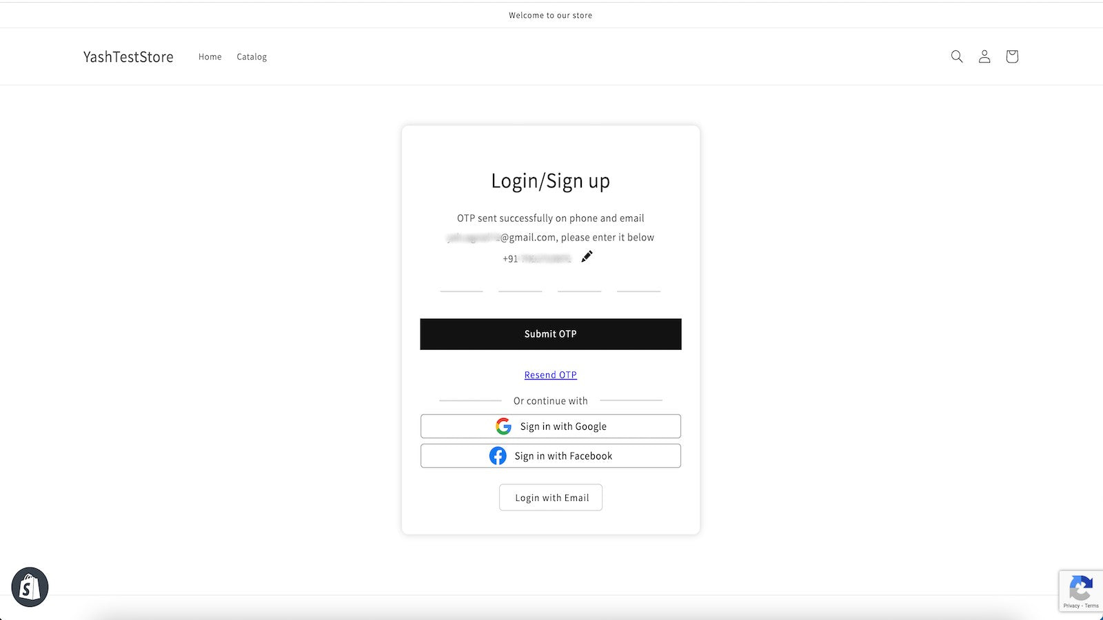 Login Page