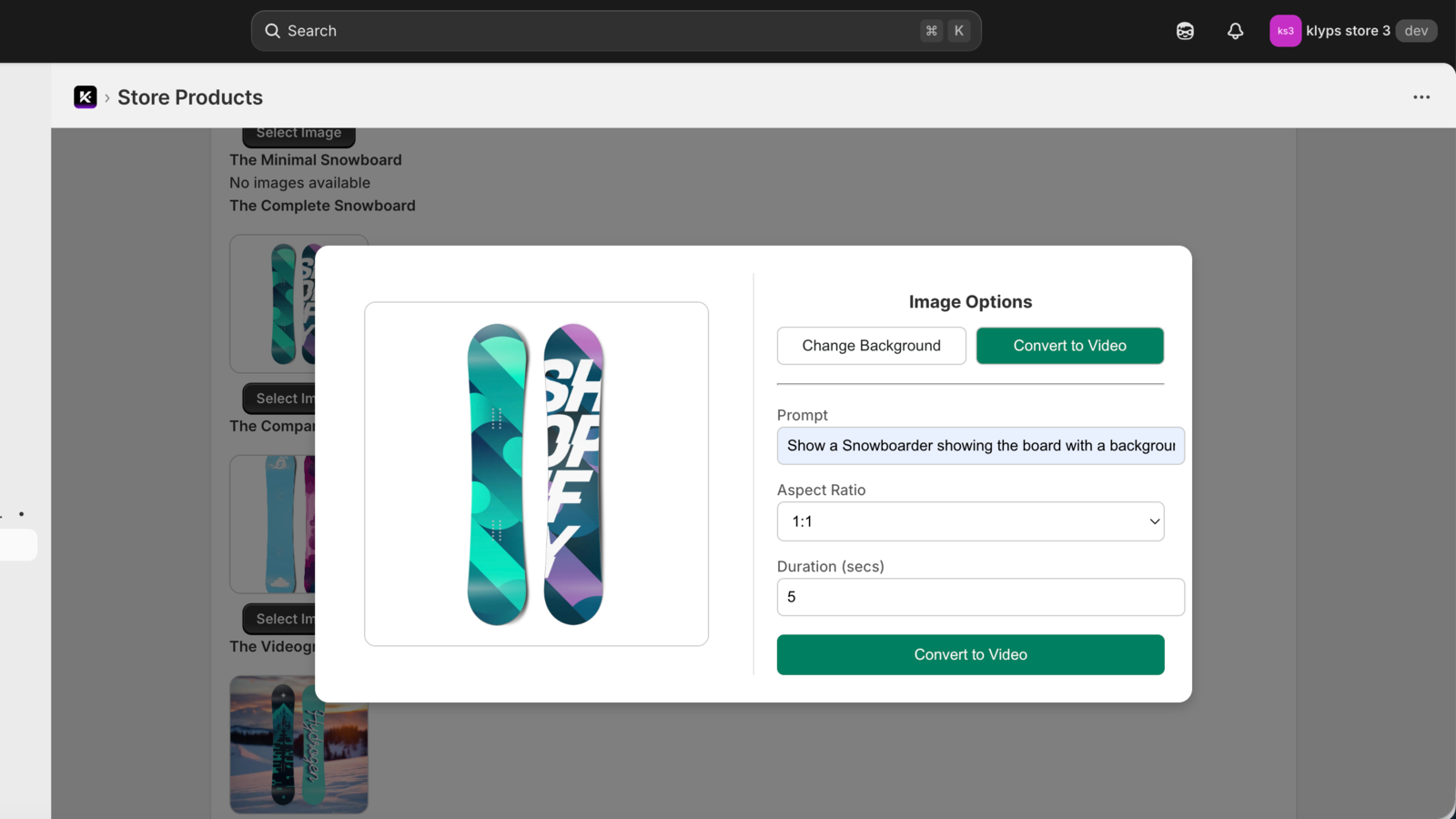 Transform Image to Video