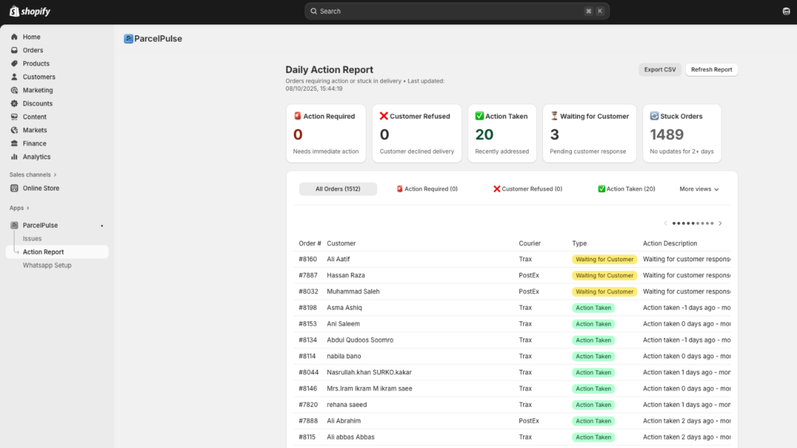 critical issues report