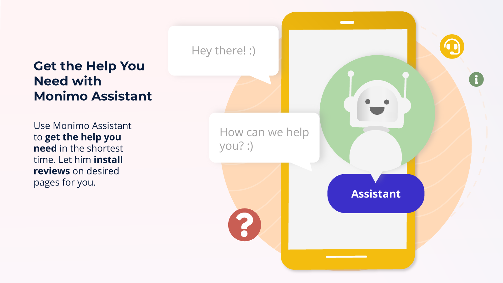 Monimo Assistant, support, help, reviews integration