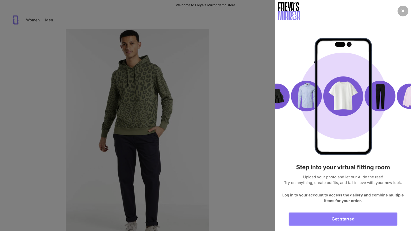 First-use tutorial for customer clearance