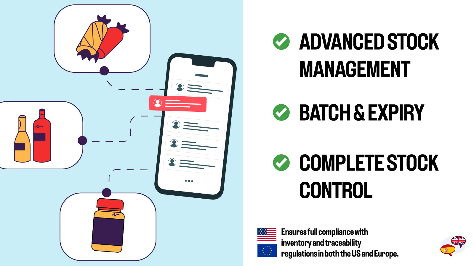 Advanced stock management FIFO/FEFO