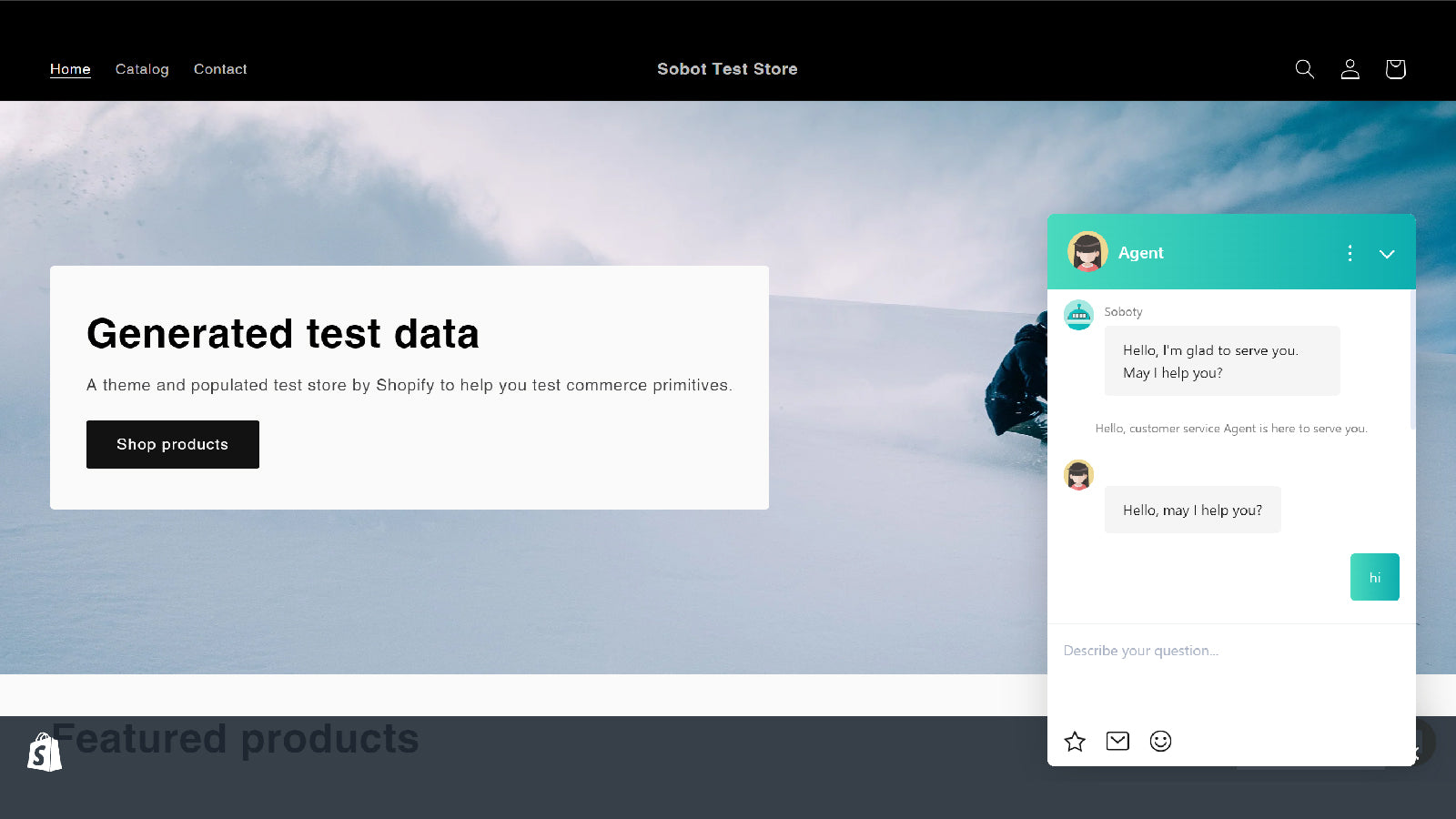 Ask and Talk anytime when customers browsing your online shop 