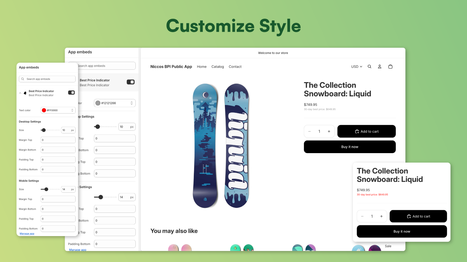 Customize Style