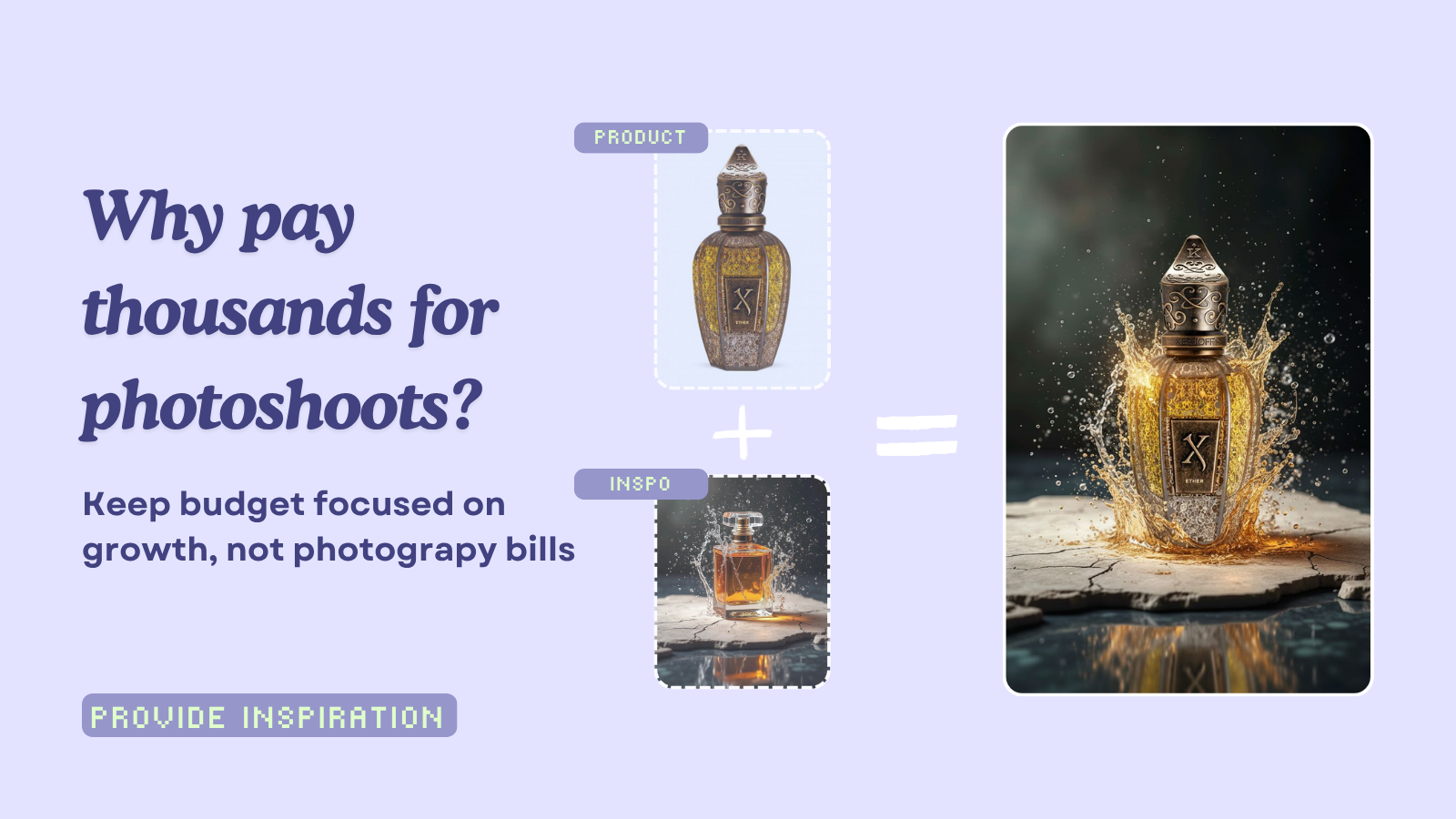 Don't pay thousands for photoshoots