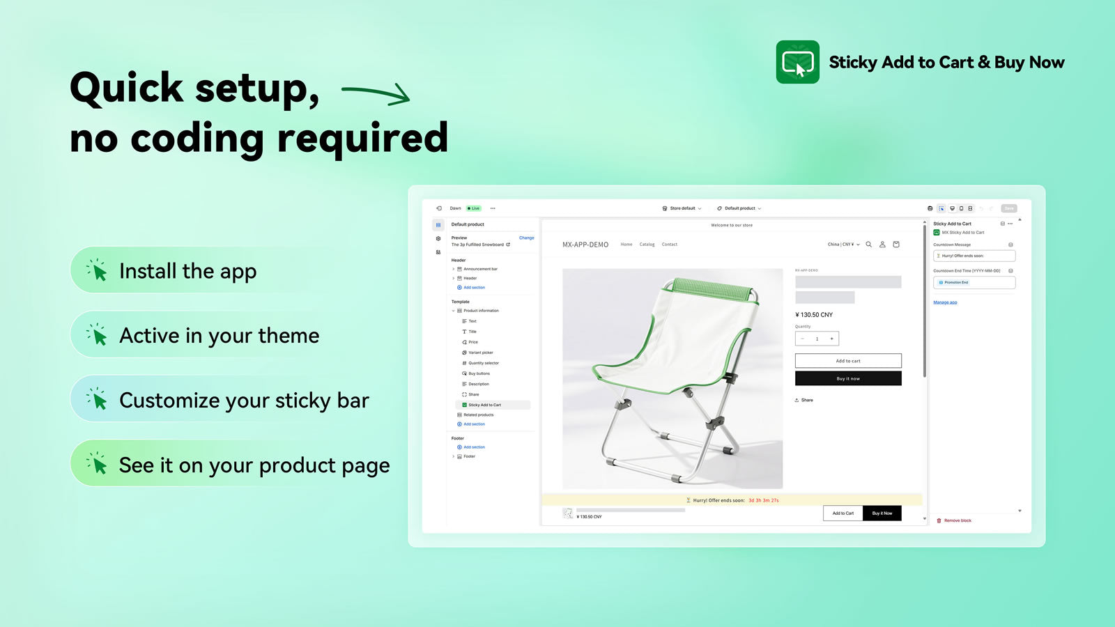Sticky Add to Cart & Buy Now