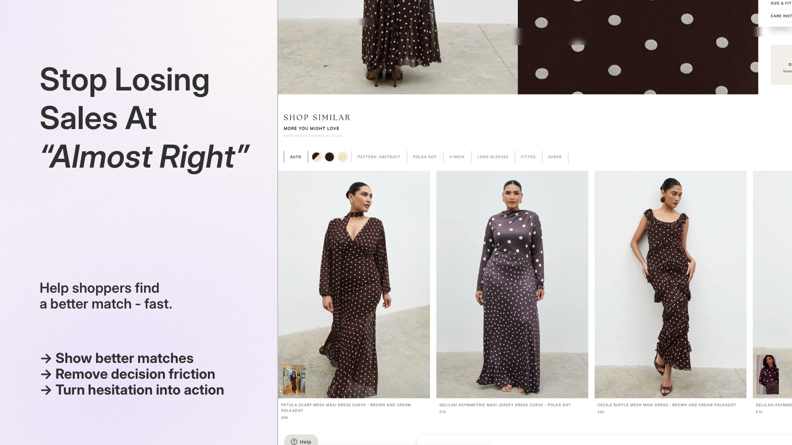 Stop Losing Sales at Almost Right