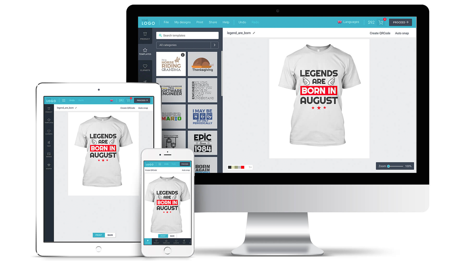 Mobile & tablet supported