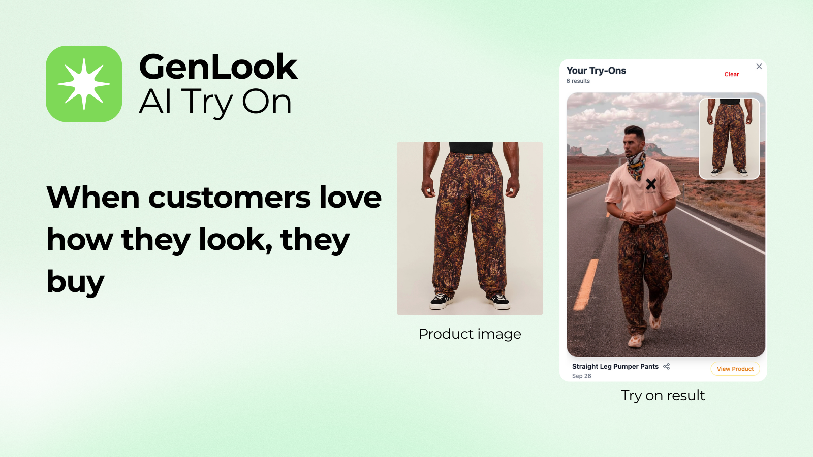 When customers love how they look, they bug