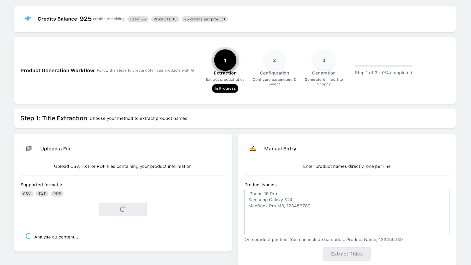 Extract Titles and Description from Files or Text with AI 