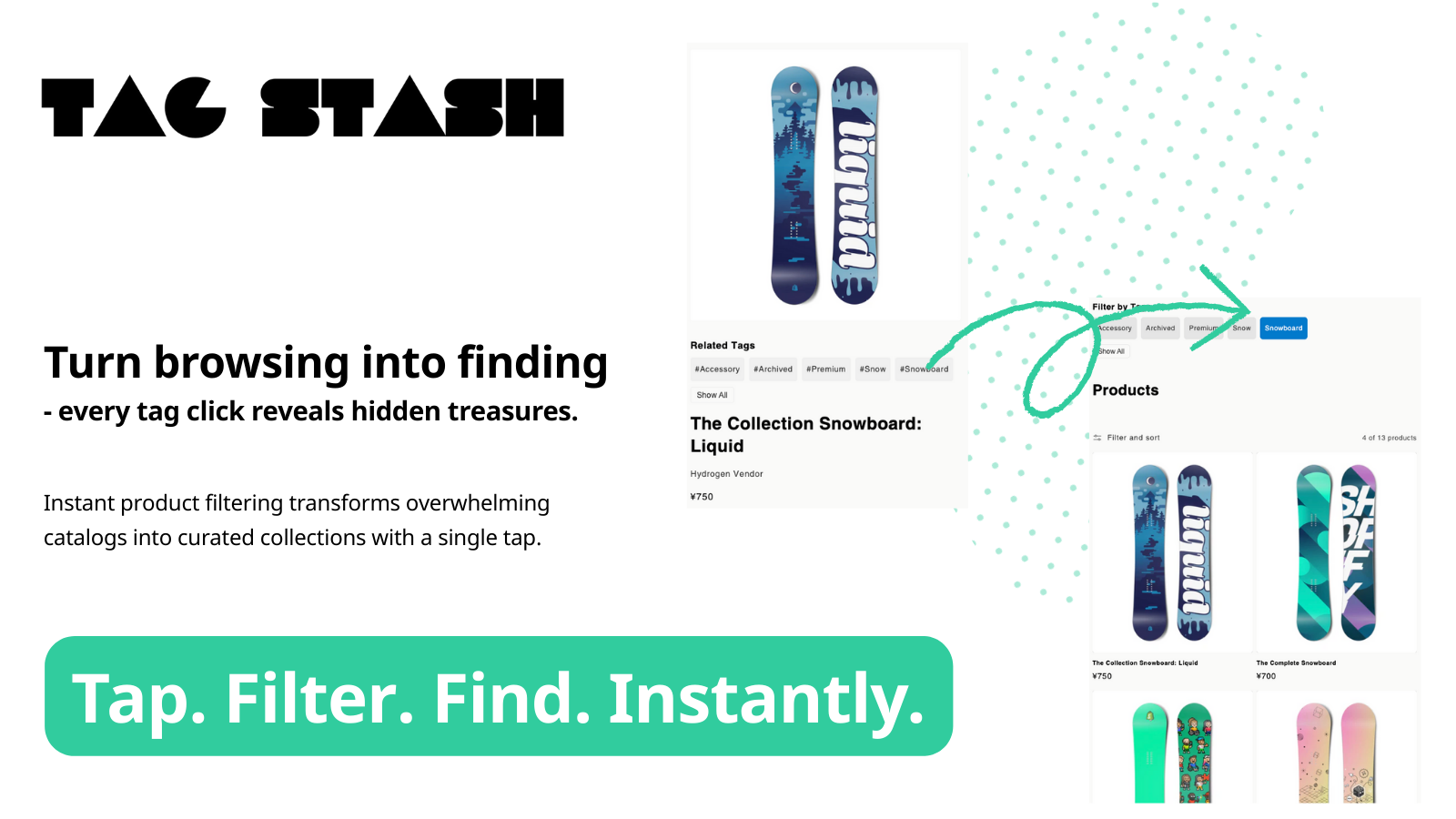 Interactive Tag Filtering System