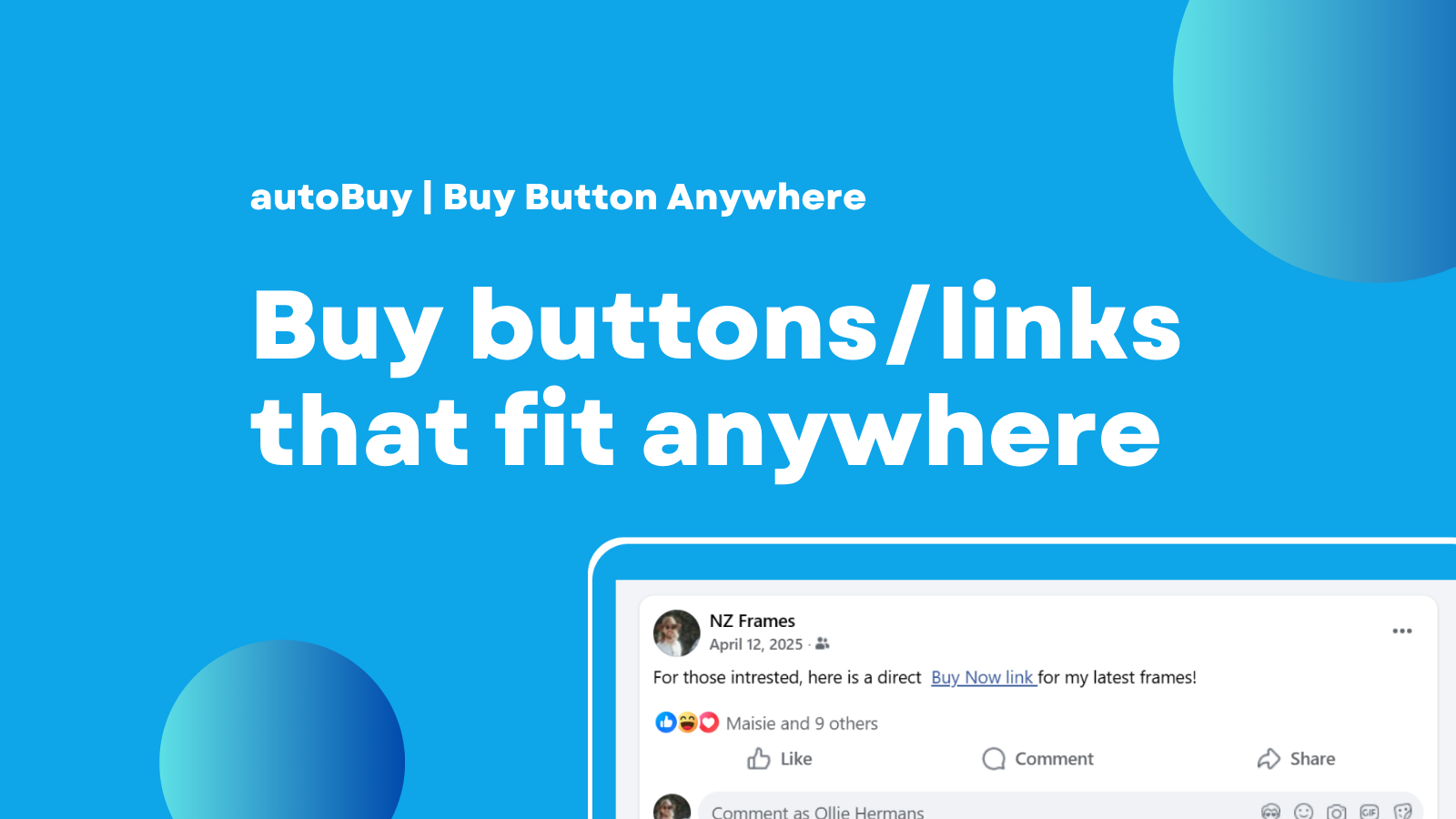 Smarter buy buttons for any website or blog