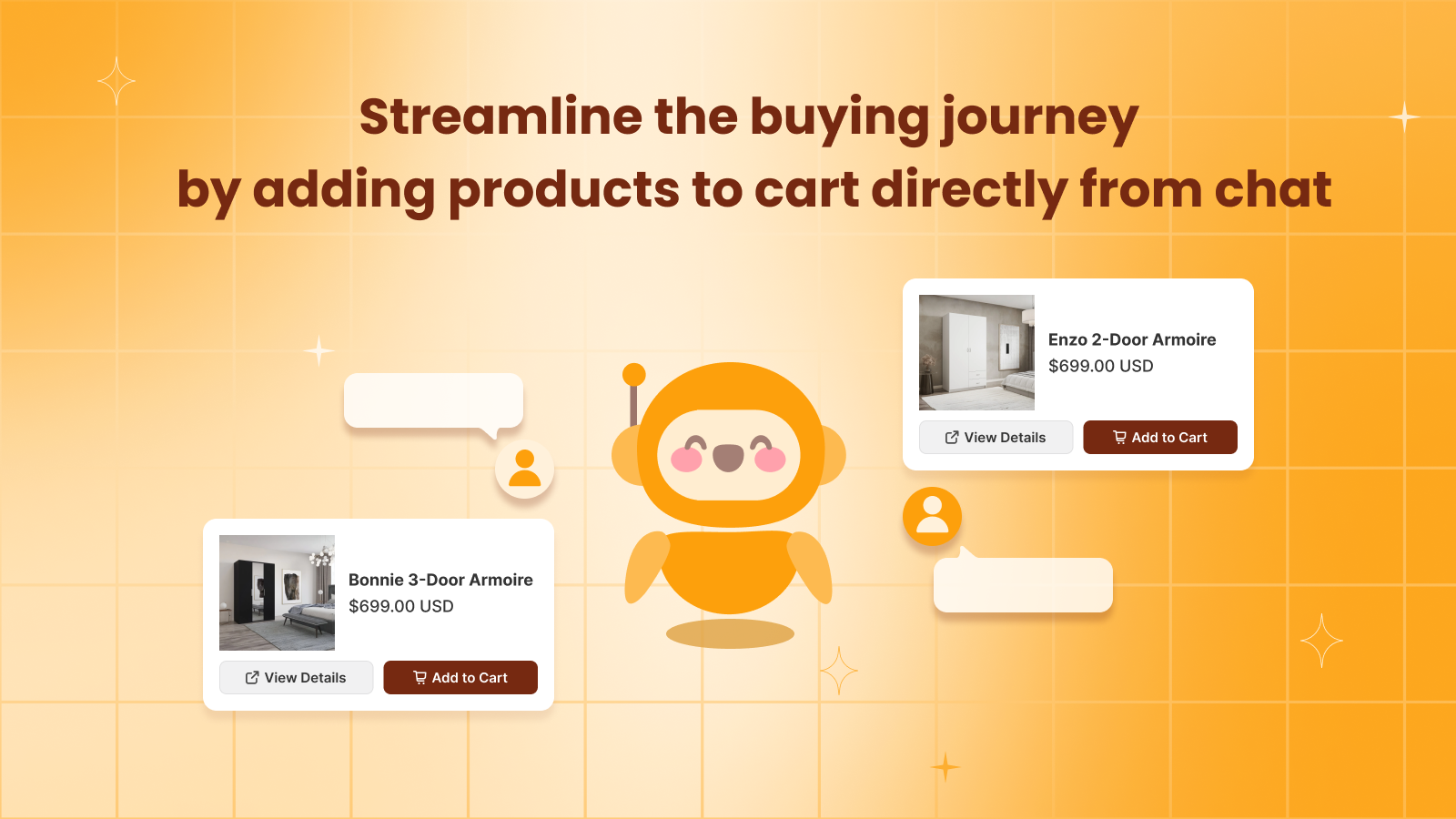 Streamline the buying journey by adding products to cart directl