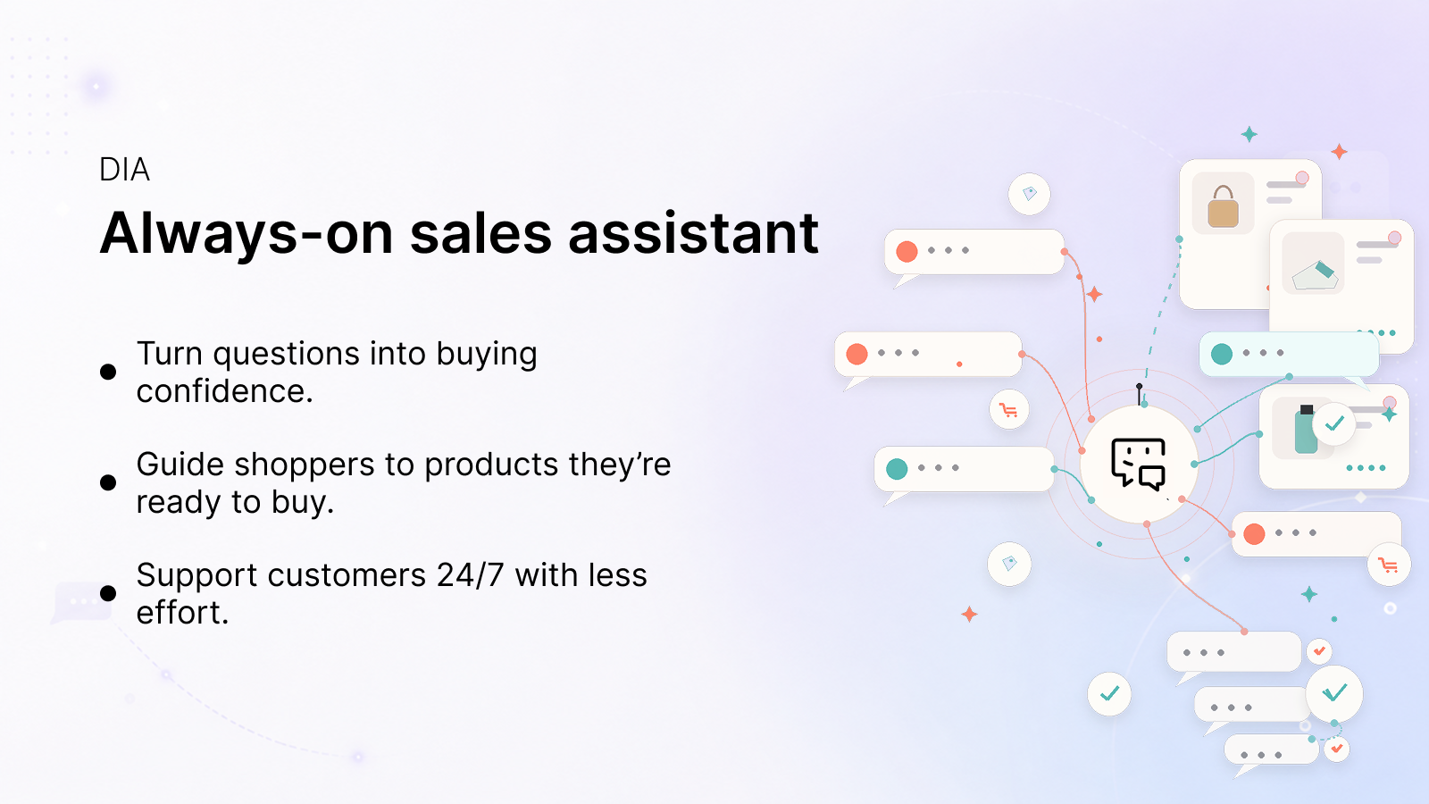 DIA - Shopify AI Chatbot - Sales, Support, Assistant, ChatGPT