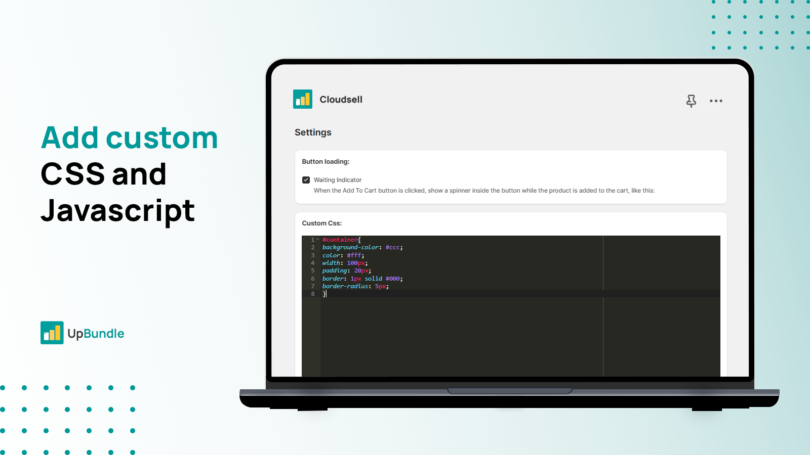 Add css and javascript