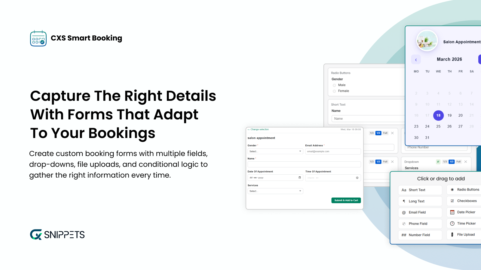 Capture the Right Details With Forms that Adapt to Your Bookings