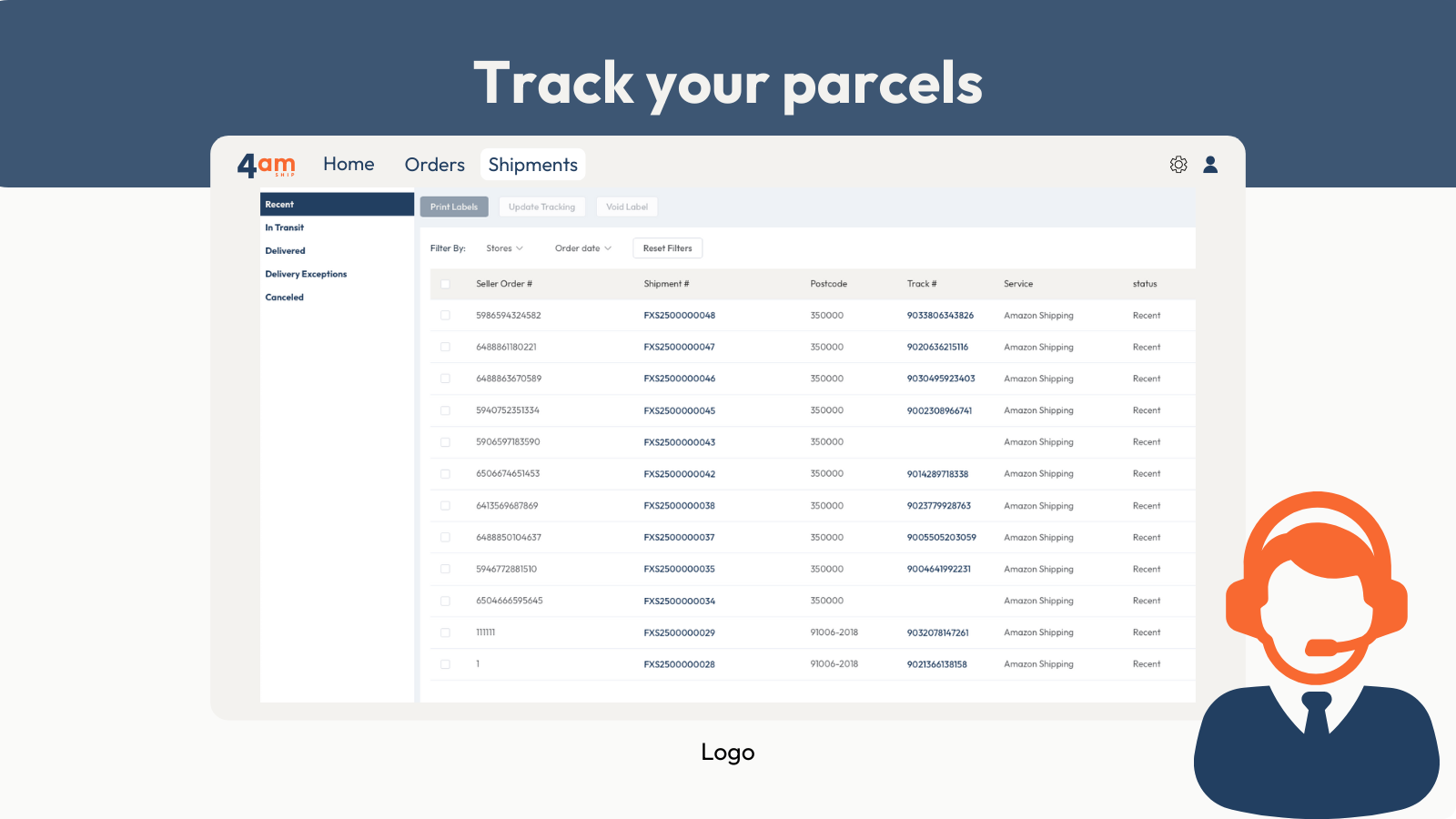 track your parcels