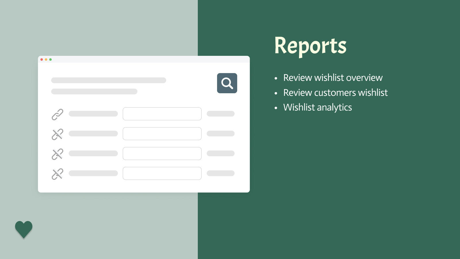 Reports - Wishlist by SC