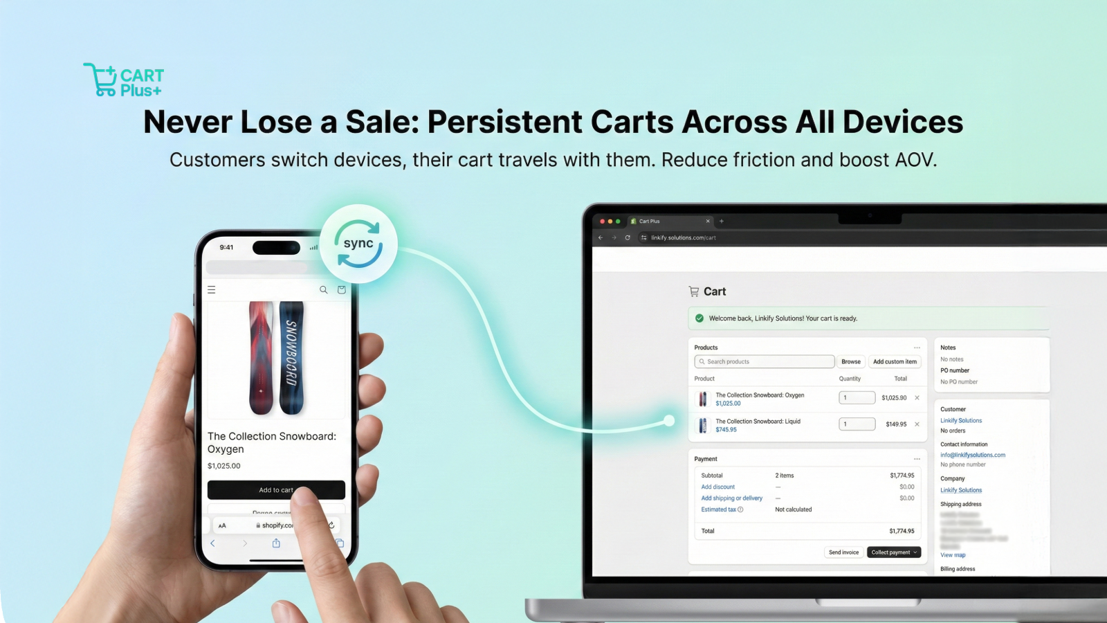 Cart Plus - Persistent Cart