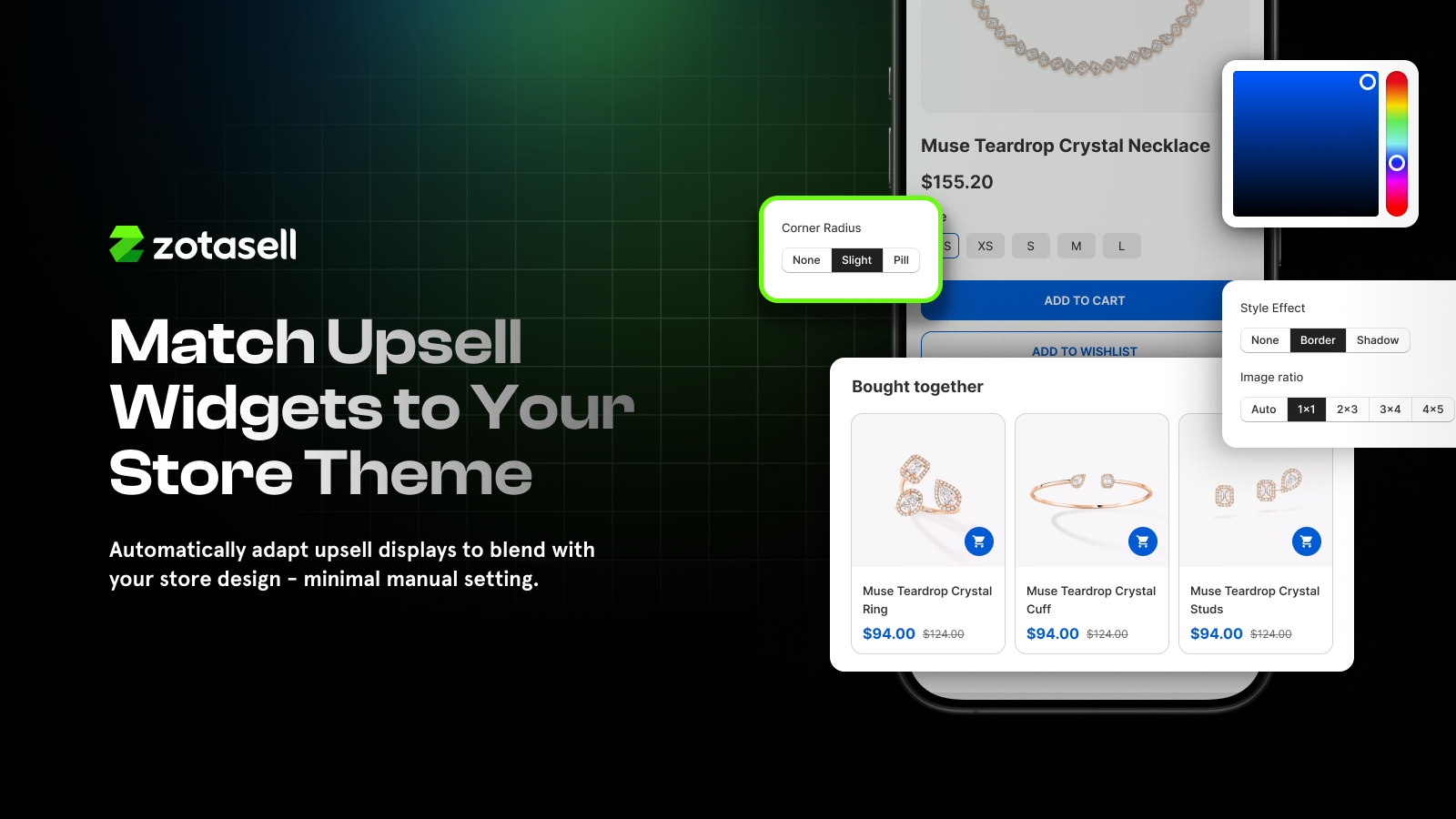 Match upsell store theme