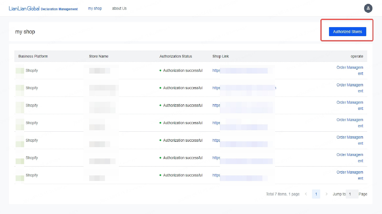 LianLianPay Store Management