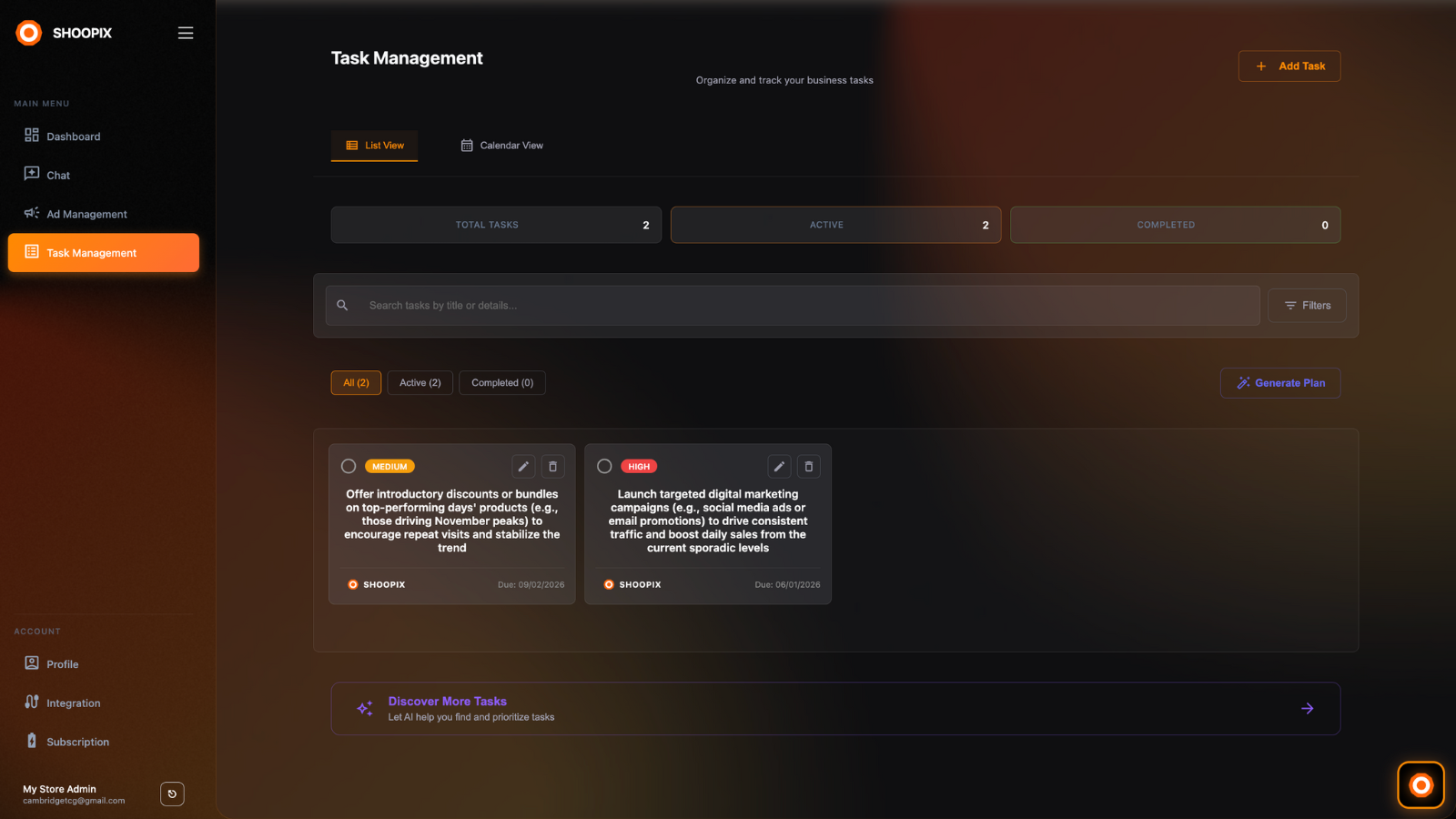 Not simple AI, SHOOPIX manage your task well