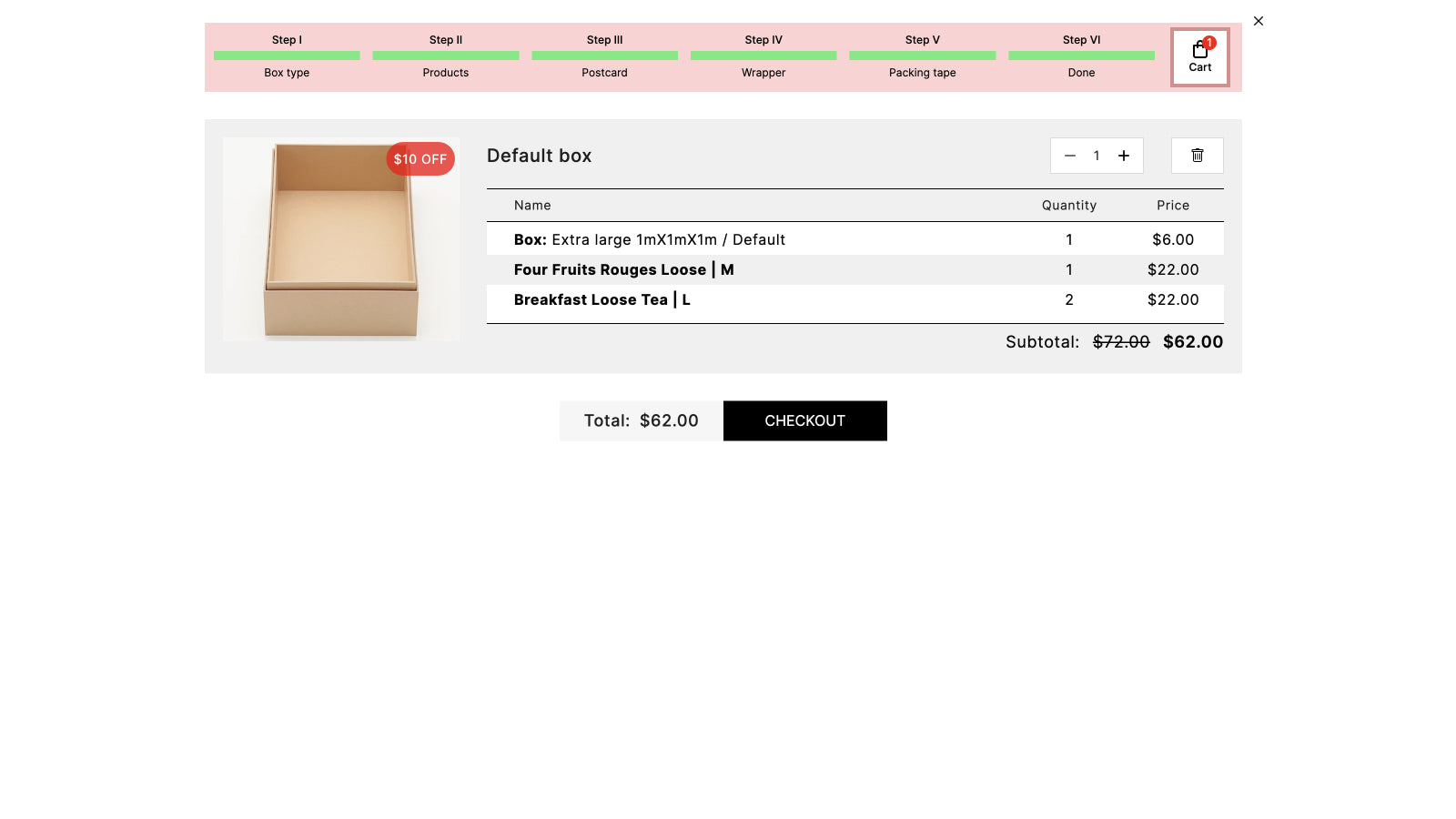 Admin Panel of Box King APP