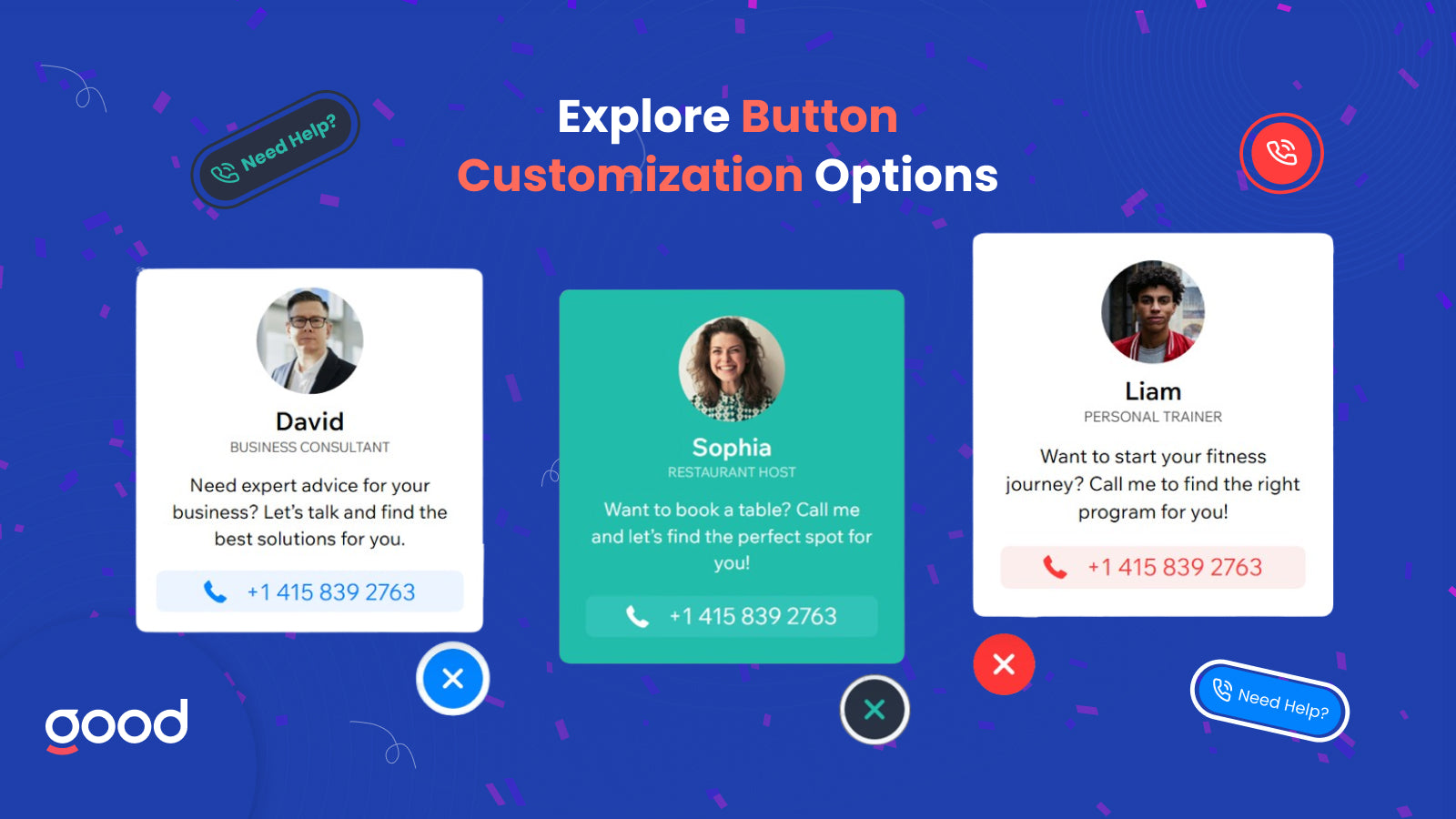 Customization options