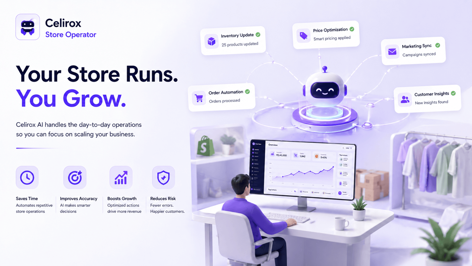 Celirox AI growth insights detecting revenue and conversion gaps