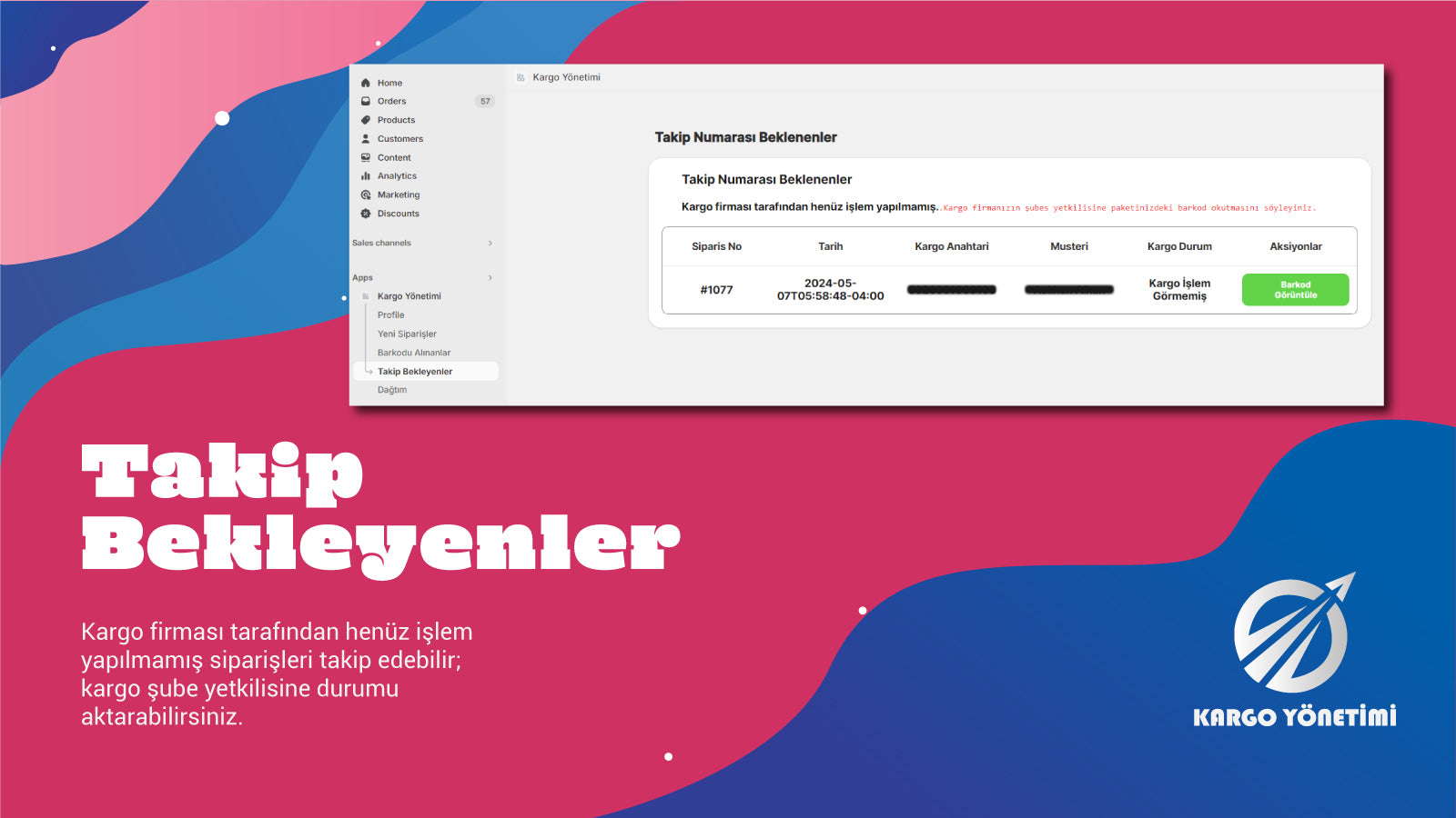 Takip Bekleyenler Ekranı
