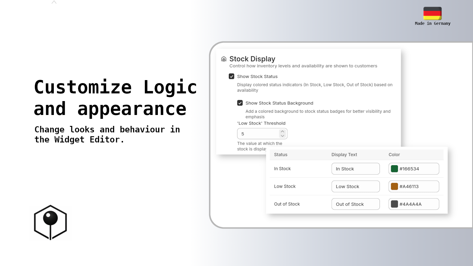 Customize Logic and Appearance