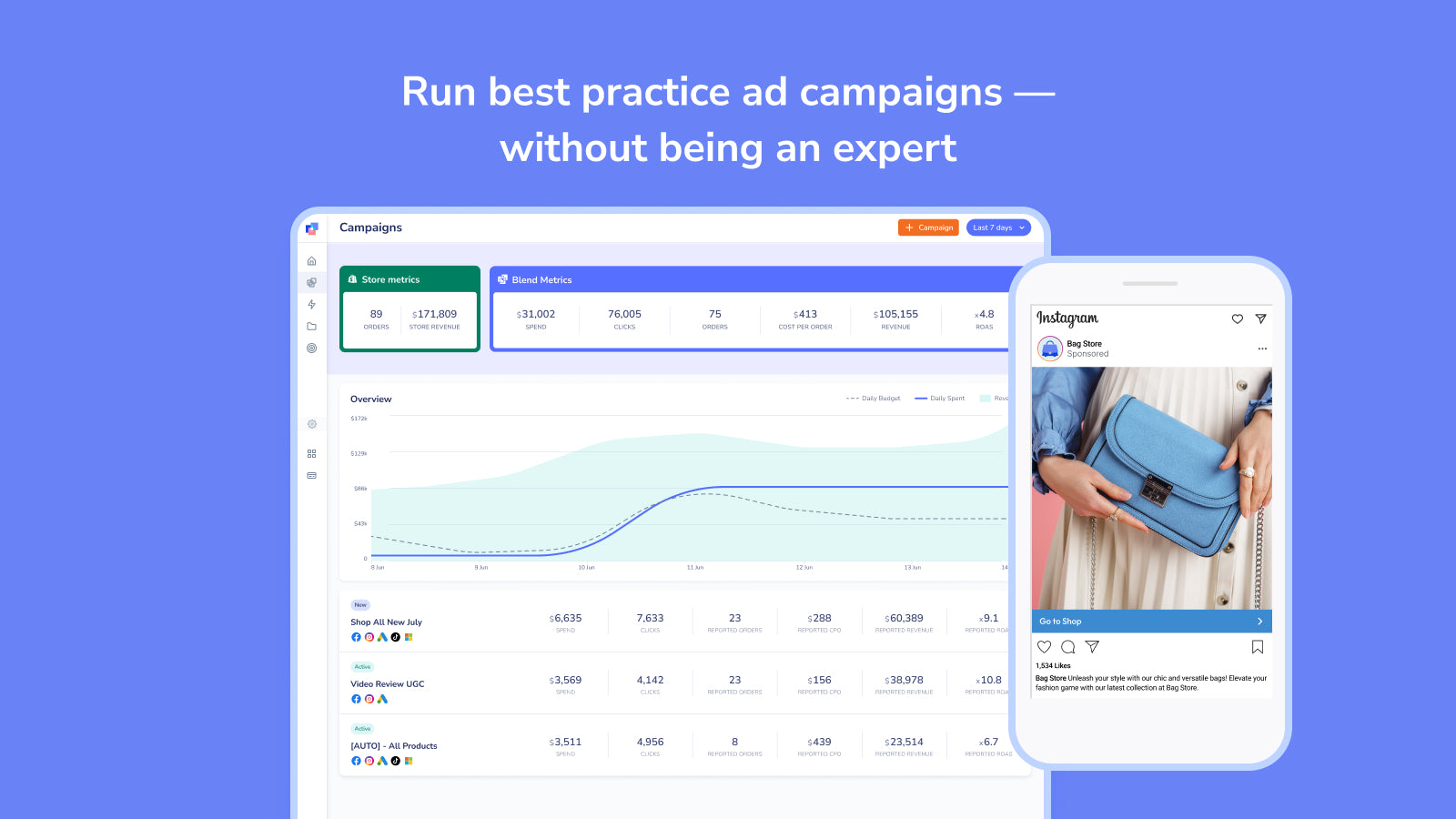 Start running best practice ad campaigns