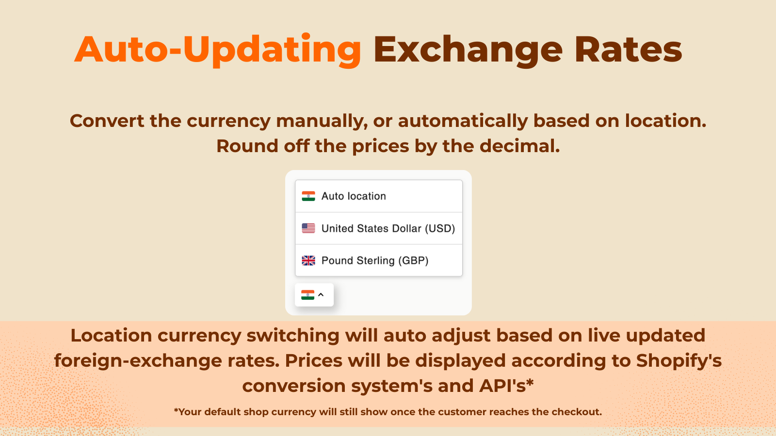 Auto Update Currency Exchange Rates Shopify Store