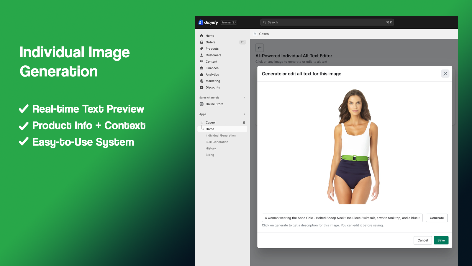 Dashboard example for admin use
