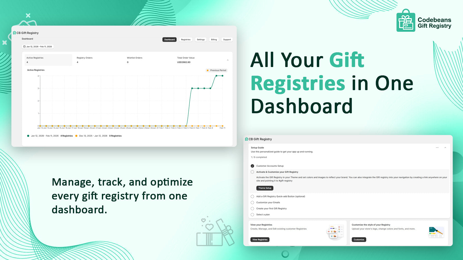 Codebeans Gift Registry
