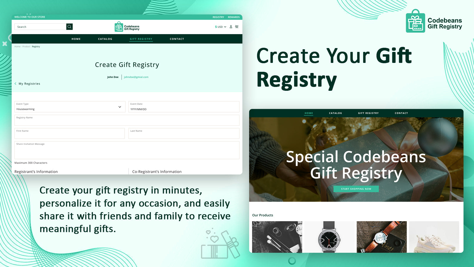  Create Your Gift Registry