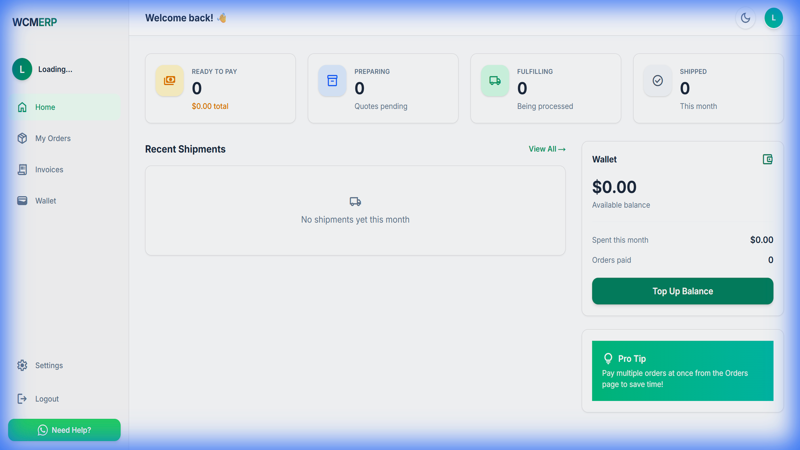 Status Tracking Dashboard