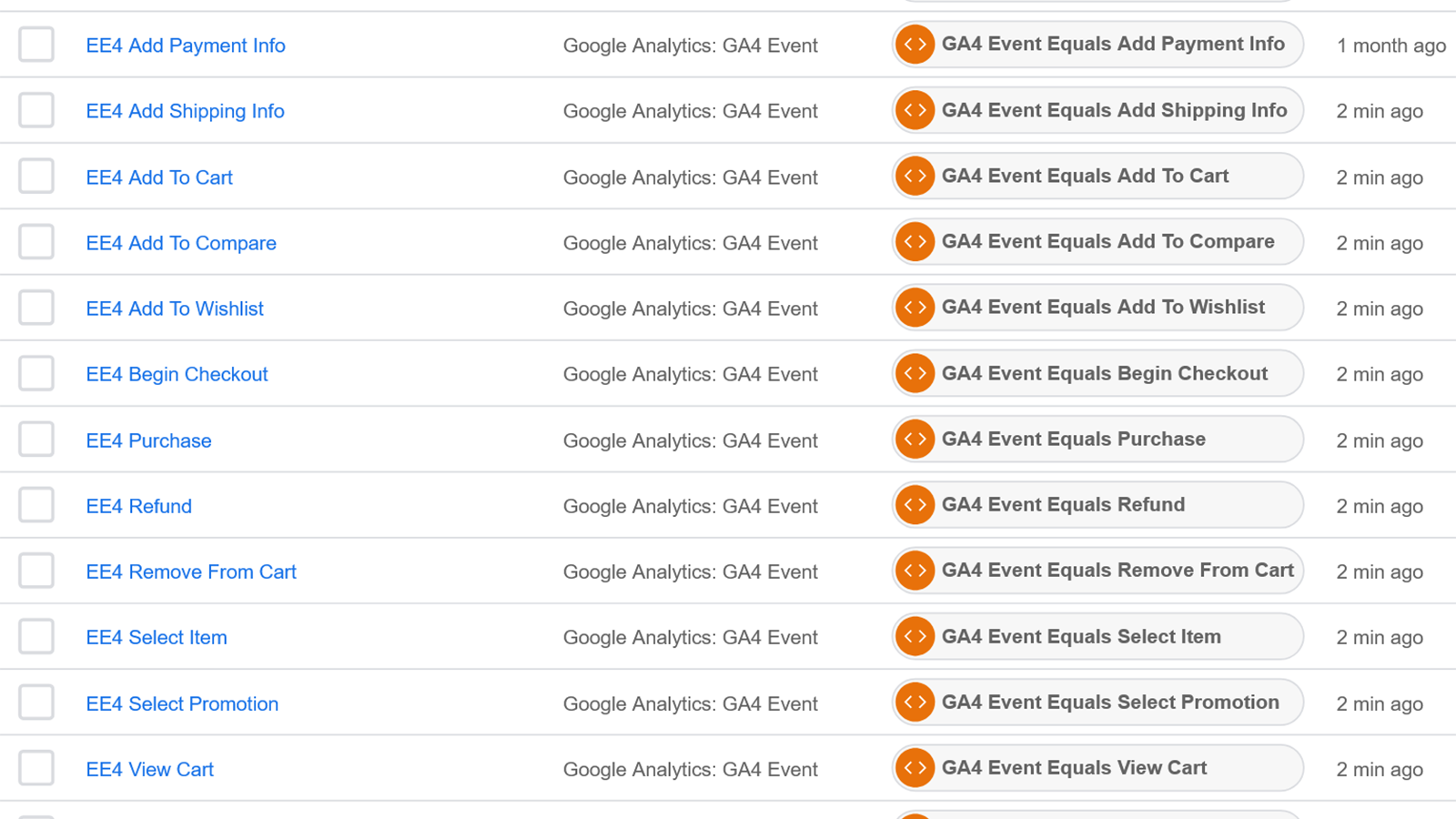 Quick GTM Configuration