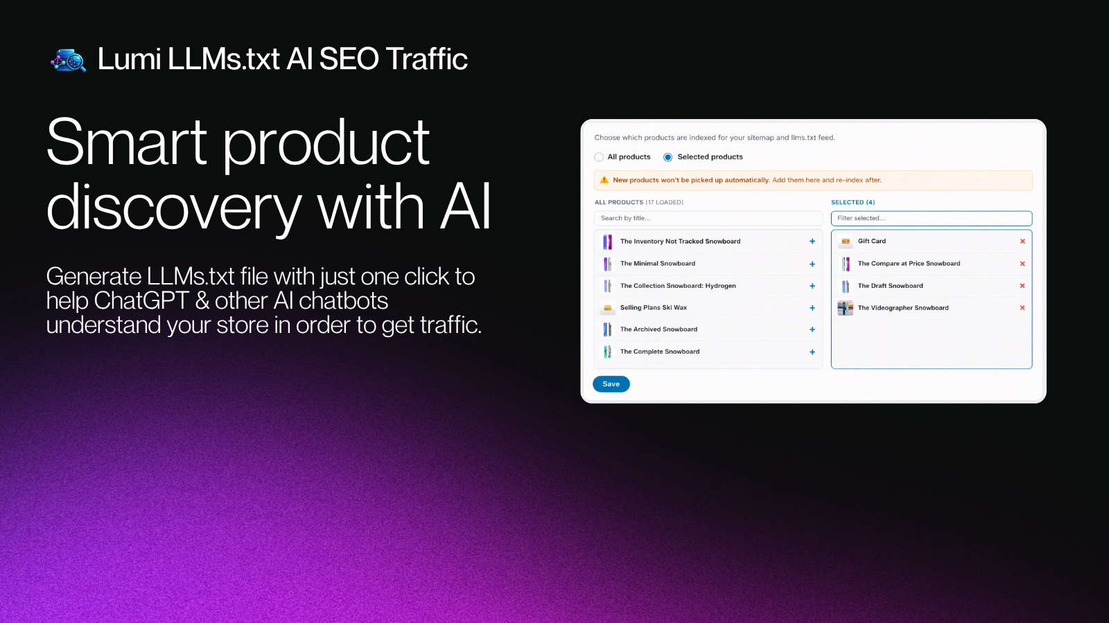 Lumi llms.txt – AI SEO Traffic