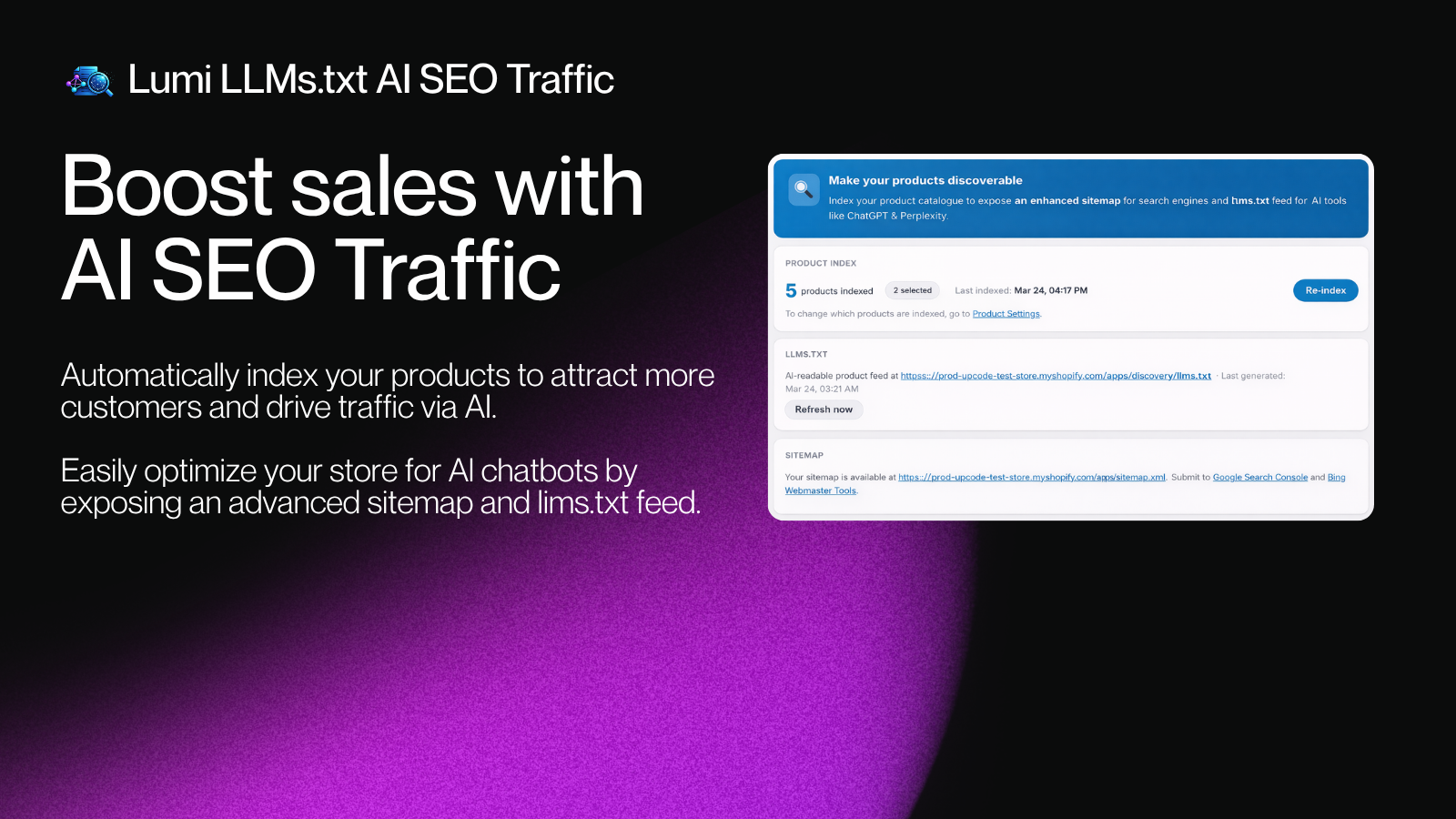 Lumi llms.txt – AI SEO Traffic