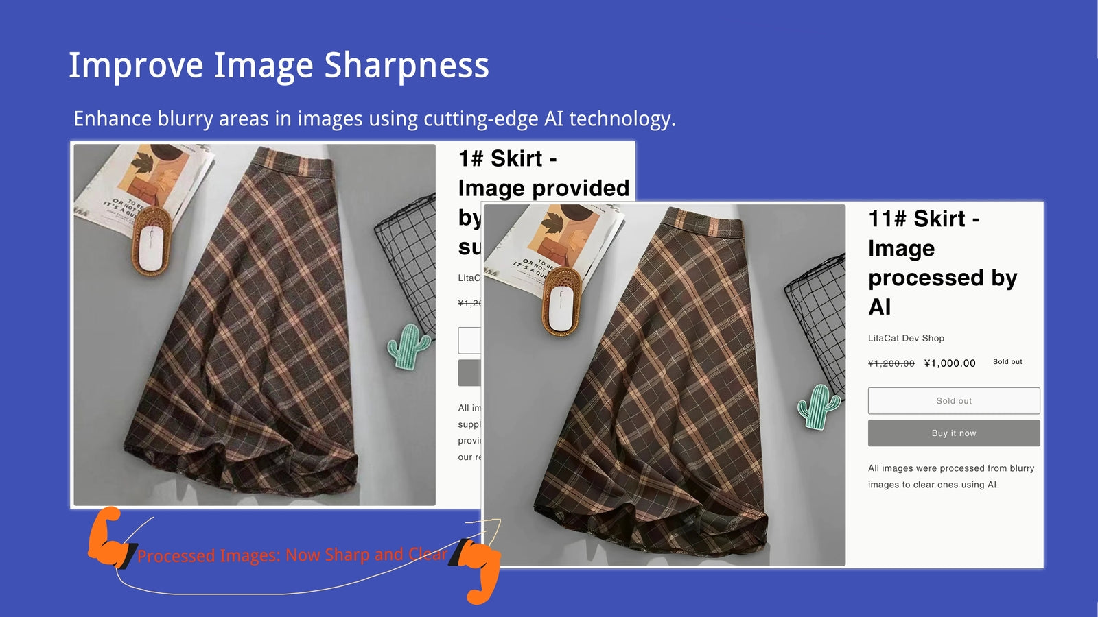 Best Shopify AI image enhancement app for clearer product images