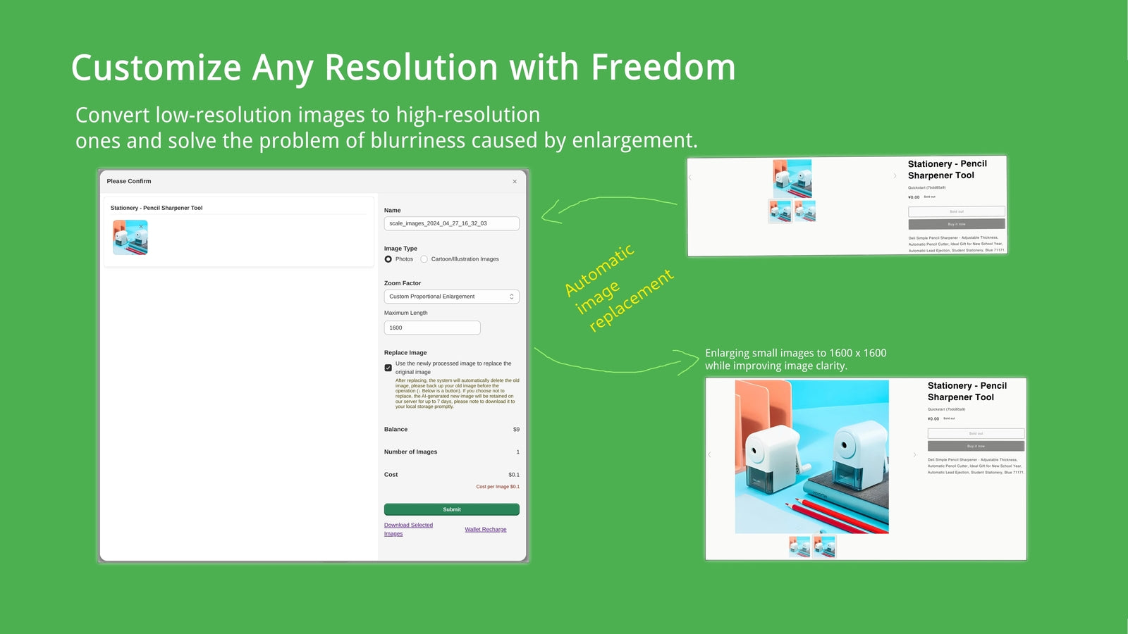 Top Shopify AI app for enhancing product image clarity