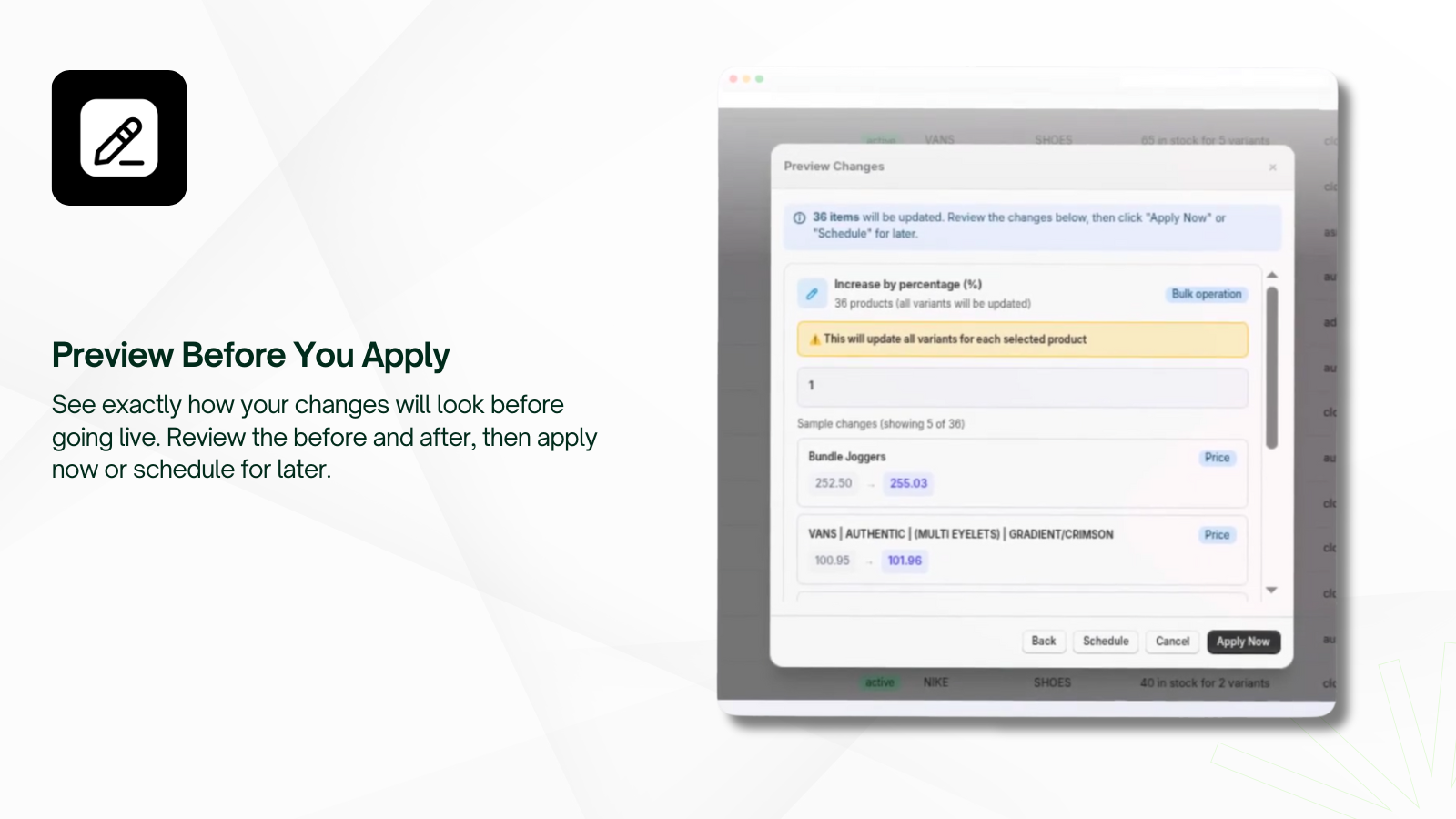 Preview Before You Apply