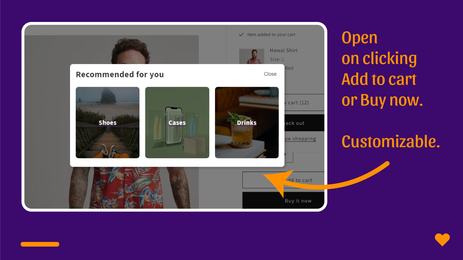 upsell popup by veonr