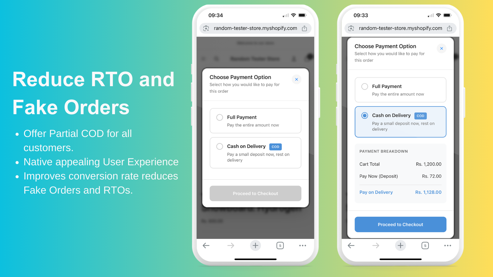 Setup Partial Prepaid in seconds