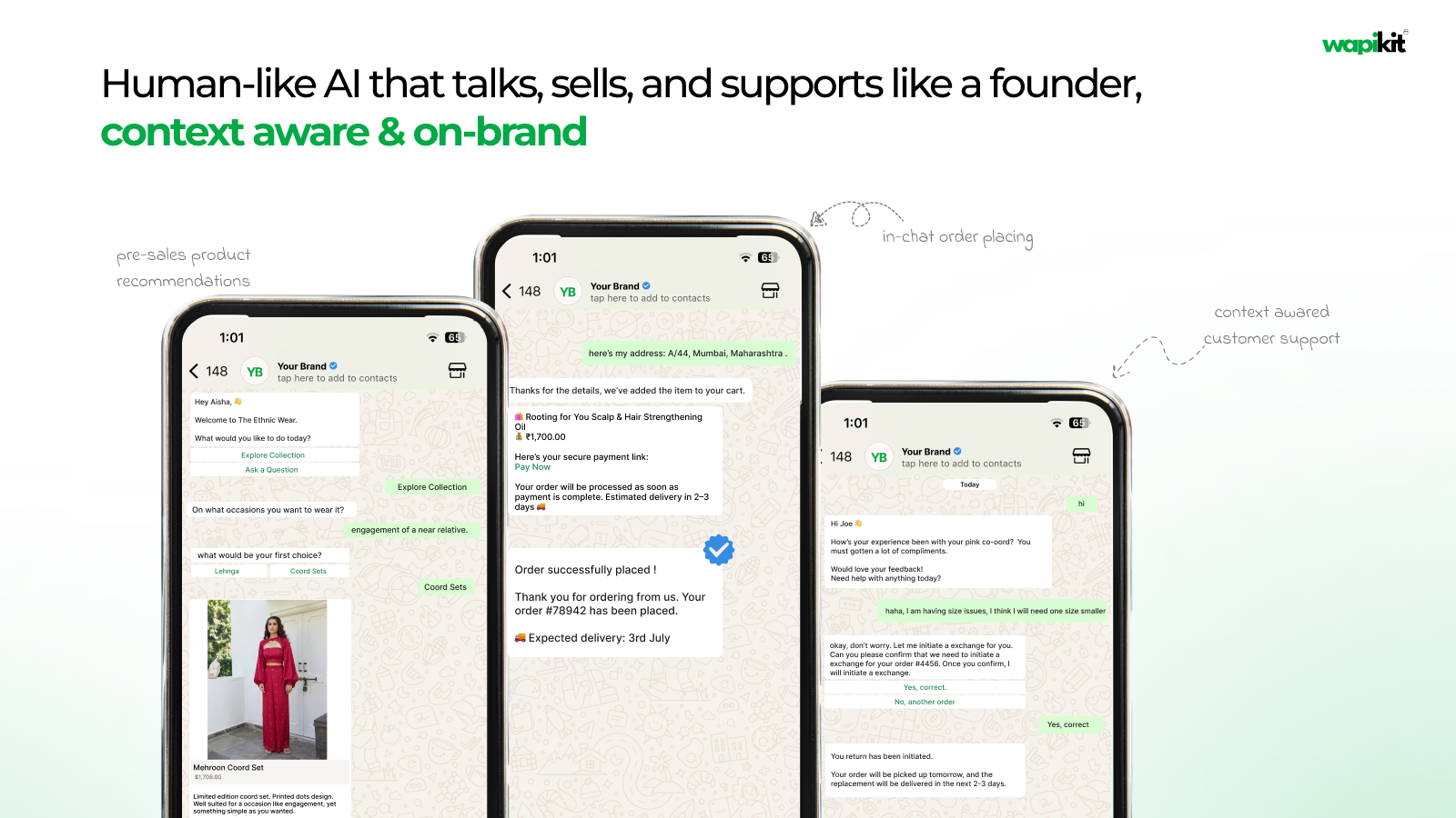 Human-like AI that talks, sells, and supports