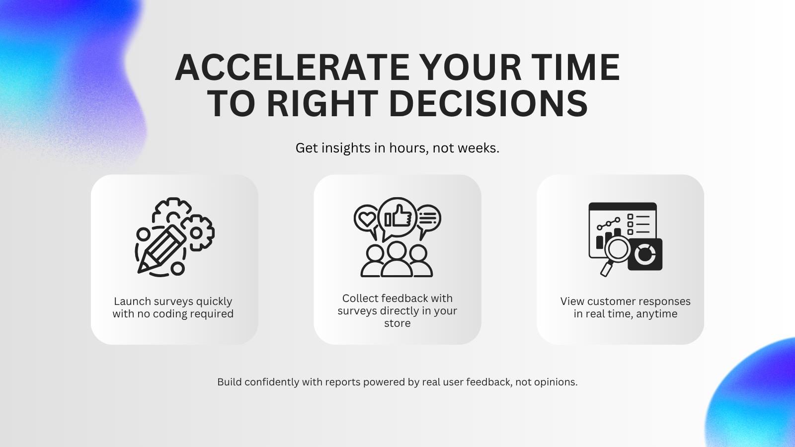 Accelerate Insights – Launch, Collect, Analyze Fast